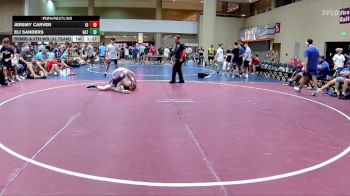 120 lbs Semis & 5th Wb (32 Team) - Eli Sanders, Team GATA vs Jeremy Carver, Indiana Outlaws