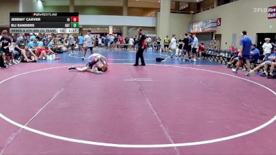 120 lbs Semis & 5th Wb (32 Team) - Eli Sanders, Team GATA vs Jeremy Carver, Indiana Outlaws