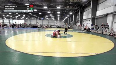 113 lbs Rr Rnd 2 - Wyatt Nichols, The Academy Wrestling Club - HSB vs Evan Welsh, Journeymen Blue - HSB