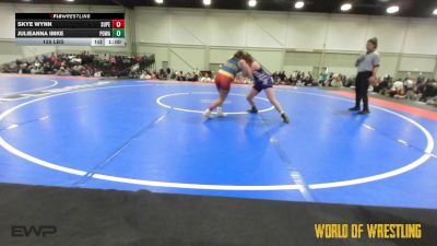 125 lbs Rr Rnd 1 - Skye Wynn, Super Girls K-6 vs Julieanna Imke, POWA K-6