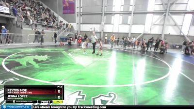 46 lbs Round 3 - Jenna Lopez, Priest River WC vs Peyton Moe, White River Hornets WC