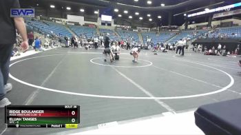 55 lbs Cons. Round 3 - Ridge Boulanger, Maize Wrestling Club vs Elijah Tanges, WTC