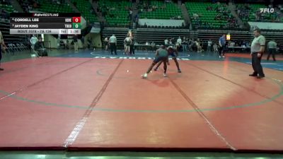 7A 126 lbs Quarterfinal - Jayden King, Tuscaloosa County vs Cordell Lee, Huntsville