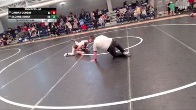 125 lbs Quarterfinal - Danika Corbin, Republic County vs Sloane Abbey, Kearney Matcats