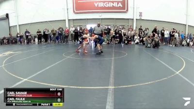 77 lbs Semifinal - Cael Faulk, FCA Wrestling Team VA vs Cael Savage, Grundy Wrestling Club