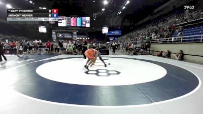 157 lbs Cons. Rd Of 32 - Riley Storozuk, CT vs Anthony Weaver, NY