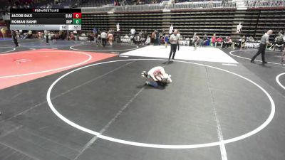 65 lbs 5th Place - Jacob Dax, Black Fox Wrestling Academy vs Roman Bahr, Sniper Wrestling Academy