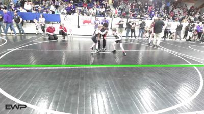 60 lbs Semifinal - Jimmy Allen, Owasso Takedown Club vs Solomon Lopez, Barnsdall Youth Wrestling