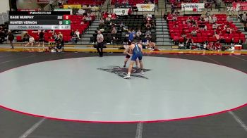 165 lbs Cons. Round 4 - Hunter Vernon, Quincy vs Gage Murphy, SIU Edwardsville