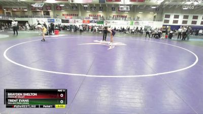 157 lbs Cons. Round 5 - Trent Evans, William Penn (Iowa) vs Brayden Shelton, Missouri Valley