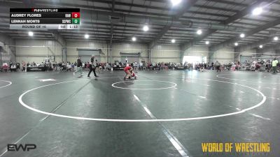 112 lbs Round Of 16 - Audrey Flores, Raw Wrestling Club vs Lennah Monts, South Central Punisher Wrestling Club