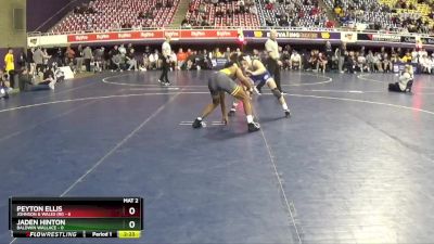 133 lbs Quarters & 1st Wb (16 Team) - Jaden Hinton, Baldwin Wallace vs Peyton Ellis, Johnson & Wales (RI)