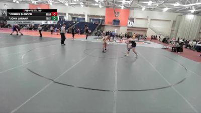 174 lbs Cons. Round 4 - Dennis Slovick, Pitt-Bradford vs John Lagana, Trinity (CT)