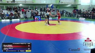 42kg Round 2 - Ella Perez, AAWA Independent vs Ceola Kelly, Coast WA