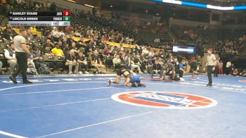 157 Class 4 lbs Cons. Round 1 - Lincoln Breen, Francis Howell vs Rawley Evans, Jackson