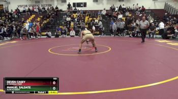 132 lbs Cons. Semi - Manuel Saldate, SLAM Academy vs Deven Casey, IC Catholic Prep