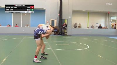 133 lbs Champ. Round 3 - Talon Suttles, Colby Community College vs Jake Aho, Rochester Community & Tech. College