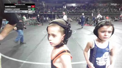 41 lbs Quarterfinal - Owen Zirkle, Cumberland vs Carmelo Luciano, Saddle Brook