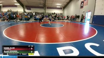 132 lbs Quarterfinal - Blake Edwards, Thunder Basin High School vs Daniel Blair, Thermopolis