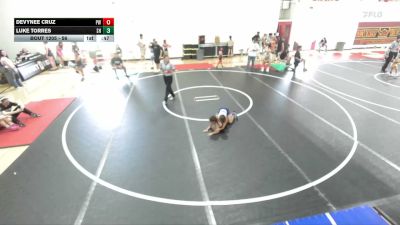 56 lbs Round 4 - Luke Torres, SoCal Hammers vs Devynee Cruz, Pounders WC