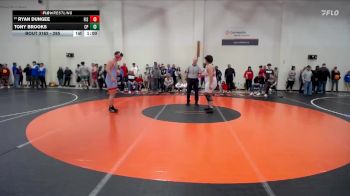 285 lbs Champ. Round 2 - Ryan Dungee, Fishers vs Tony Brooks, Crown Point