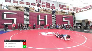 157 lbs Consi Of 4 - Hunter Johnson, Tewksbury vs Sam LoRusso, Saugus/Peabody