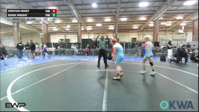 67 lbs Final - Kristian Henry, Powerhouse Blue vs Ronix Wright, Powerhouse Blue