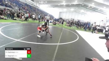 58 lbs Consi Of 4 - Declan Espinosa, Rough House WC vs Ella Degroat, Dominate Club Wrestling