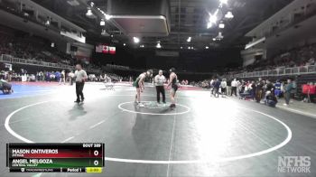 175 lbs Champ. Round 2 - Mason Ontiveros, Pitman vs Angel Melgoza, Central Valley
