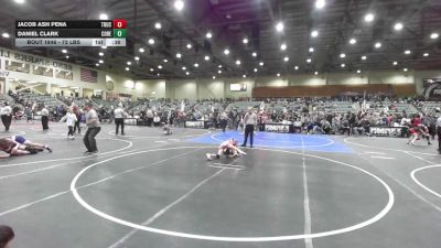 72 lbs 5th Place - Jacob Ash Pena, Truckee WC vs Daniel Clark, Core Wrestling