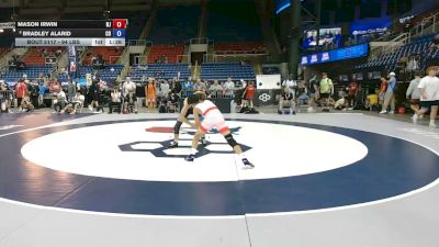 94 lbs Quarters - Mason Irwin, New Jersey vs Bradley Alarid, Colorado