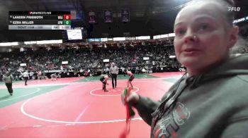 130 lbs Champ. Round 1 - Ezra Miller, CPWA vs Landen Friemoth, WKA2