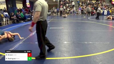 108 lbs Round Of 32 - Brody Brown, Chartiers Valley vs Ryan Rodriguez, Rednose