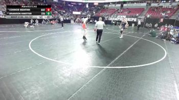 D3-157 lbs Cons. Round 1 - Brandon Knetter, Stratford vs Connor Mentink, Oostburg