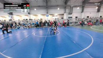 60 lbs Semifinal - Isaiah Rodriguez, All American Wrestling Club vs Josiah Benjamin Pena, Steve Page Grappling