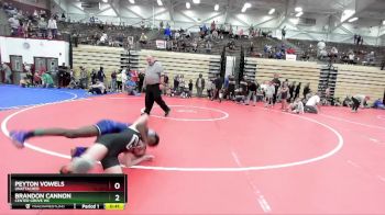 96-104 lbs Round 2 - Brandon Cannon, Center Grove WC vs Peyton Vowels, Unattached