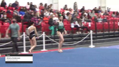 Alisha Anderson - Floor, Colorado Gym Inst. - 2021 Region 3 Women's Championships