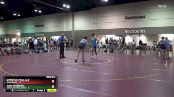 132 lbs Round 2 (6 Team) - Sam Madden, Coastline Tidal Wave vs Atticus Collins, Miamisburg