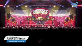 Alliance Cheer Elite - FUSION (Mansfield) [2024 L1 Junior - D2 - Small - A Day 1] 2024 Spirit Sports Grand Nationals