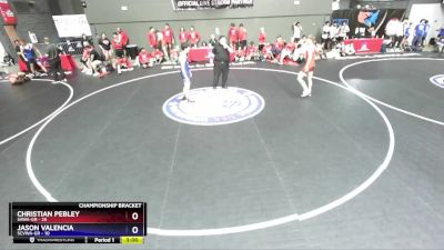 175 lbs Round 4 (16 Team) - Christian Pebley, SAWA-GR vs Jason Valencia, SCVWA-GR