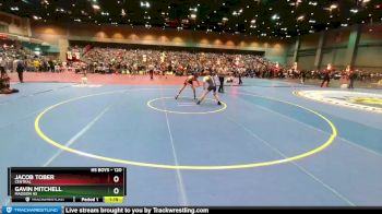 120 lbs Champ. Round 2 - Jacob Tober, Central vs Gavin Mitchell, Madison HS