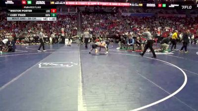 3A-126 lbs Quarterfinal - Weston Porter, Lewis Central vs Coby Fiser, Bondurant-Farrar