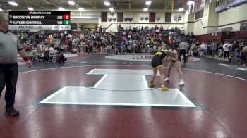 115 lbs Round 3 - Kaylee Cantrell, Vinton-Shellsburg vs Brooklyn Murray, Independence