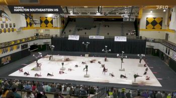 Hamilton Southeastern HS "Fishers IN" at 2026 WGI Guard Avon Regional+
