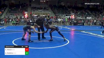 110 lbs Consolation - Delvecchio Alston, Ironclad vs Aiven Robbins, Catoosa
