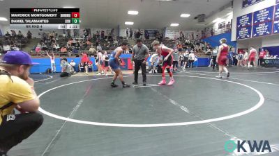 132 lbs Rr Rnd 4 - Maverick Montgomery, Skiatook Youth Wrestling vs Daniel Talamantes, Bristow Elementary Wrestling Club