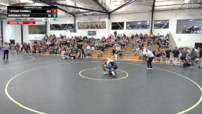 197 lbs Champ. Round 2 - Jeremiah Finch, Marian vs Ethan Farnell, Unattached-Indianapolis