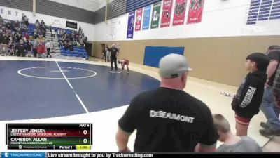 120 lbs Round 2 - Brantley Beliz, Moses Lake Wrestling Club vs Isaiah Koch-Oliverio, Liberty Warriors Wrestling Academy