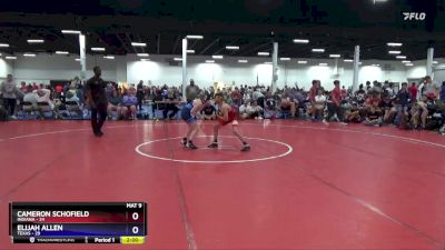 77 lbs Round 1 (8 Team) - Cameron Schofield, Indiana vs Elijah Allen, Texas