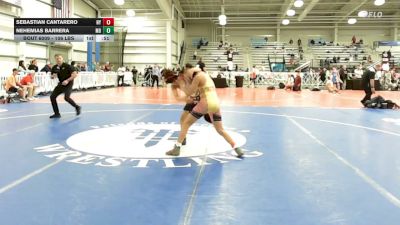 106 lbs Consi Of 128 #2 - Sebastian Cantarero, NY vs Nehemias Barrera, MD